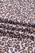 Leopard Print Corded Long Sleeve Drawstring Short Sets