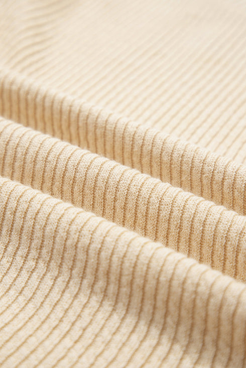 Leopard Print Crewneck Pullover Top Ribbed Cuffs Banded Hem