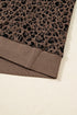 Leopard Print Crewneck Pullover Top Ribbed Cuffs Banded Hem