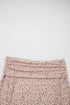 Leopard Print Foldover Off Shoulder Sheer Long Sleeve Mesh Top