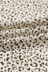 Leopard Print Frill Trim A Line Plus Size Midi Dress