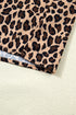 Leopard Print Frilled Square Neck Western Tank Top