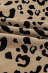 Leopard Print Lacy Trim Cuffed Patchwork Plus Size Sweater