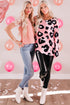 Leopard Print Long Sleeve Loose Top