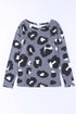 Leopard Print Long Sleeve Loose Top