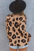 Leopard Print Long Sleeve Loose Top
