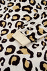 Leopard Print Long Sleeve Western Shift T Shirt Dress