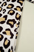 Leopard Print Long Sleeve Western Shift T Shirt Dress