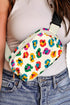 Leopard Print Nylon Adjustable Strap Buckle Crossbody Bag