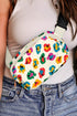 Leopard Print Nylon Adjustable Strap Buckle Crossbody Bag