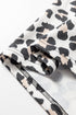 Leopard Print Patchwork Long Sleeve Relaxed Knit Top