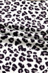 Leopard Print Patchwork Reverse Stitch Baggy Long Sleeve Top