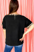 Leopard Print Patchwork Round Neck Loose Tee