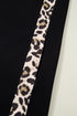 Leopard Print Patchwork Shift T Shirt Mini Dress