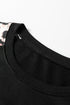 Leopard Print Patchwork Varsity Raglan Sweatshirt Mini Dress