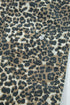 Leopard Print Pocketed Western Denim Overall Mini Dress