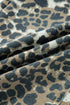 Leopard Print Pocketed Western Denim Overall Mini Dress