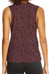Leopard Print Round Neck Tank Top