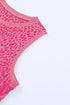 Leopard Print Round Neck Tank Top