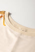 Leopard Print Side Pocket T Shirt Mini Dress