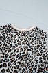 Leopard Print Sleeveless A Line Midi Dress