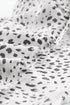 Leopard Print Smocked Bodice Puff Sleeve Peplum Blouse