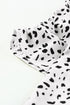 Leopard Print Smocked Bodice Puff Sleeve Peplum Blouse