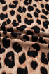 Leopard Print Smocked Western Flowy H Line Midi Dress