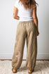 Leopard Print Star Patchwork Western Drawstring Jogger Pants
