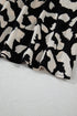 Leopard Print U Neck Sleeveless High Waist Dress
