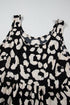 Leopard Print U Neck Sleeveless High Waist Dress