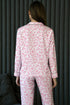 Leopard Print Viscose Button Down Pajama Set