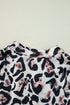 Leopard Print Western Button Front Tiered Mini Dress