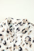 Leopard Print Western Button Front Tiered Mini Dress