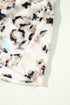 Leopard Print Western Button Front Tiered Mini Dress