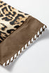 Leopard Print Western Collared Wide Leg Pant Set