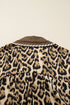Leopard Print Western Collared Wide Leg Pant Set