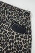 Leopard Print Western High Waist Wide Leg Barrel Jeans