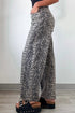 Leopard Print Western High Waist Wide Leg Barrel Jeans