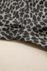 Leopard Print Western High Waist Wide Leg Jeans