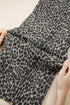 Leopard Print Western High Waist Wide Leg Jeans
