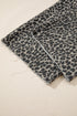 Leopard Print Western High Waist Wide Leg Jeans