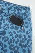 Leopard Print Western Style Straight Loose Jeans