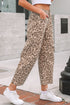 Leopard Print Western Style Straight Loose Jeans