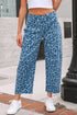 Leopard Print Western Style Straight Loose Jeans