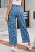 Leopard Print Western Style Straight Loose Jeans