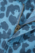 Leopard Print Western Style Straight Loose Jeans