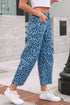 Leopard Print Western Style Straight Loose Jeans
