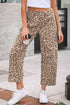 Leopard Print Western Style Straight Loose Jeans