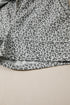 Leopard Print Wrap Front Western Style Denim Shorts